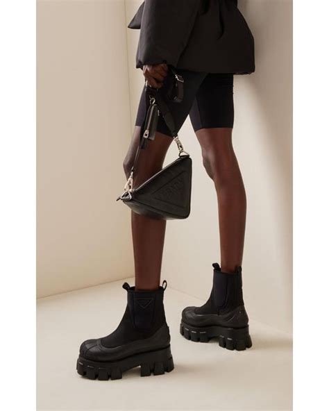 prada monolith boots price|prada monolith gabardine boots.